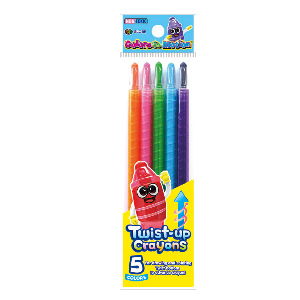 5 Colors-in-Motion crayons