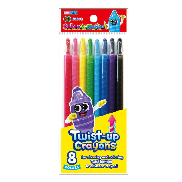 8 Colors-in-Motion crayons